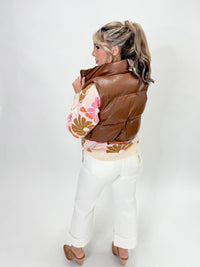 Chestnut Ridge Leather Puffer Vest