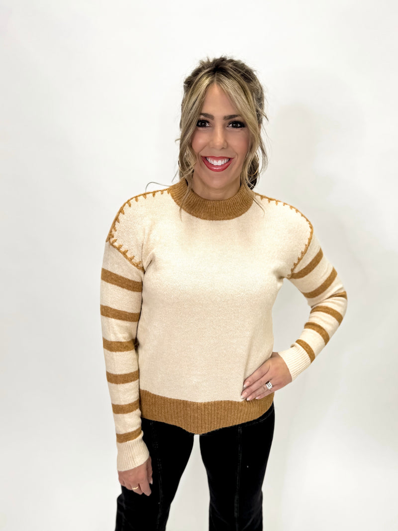 Golden Hour Color Block Sweater