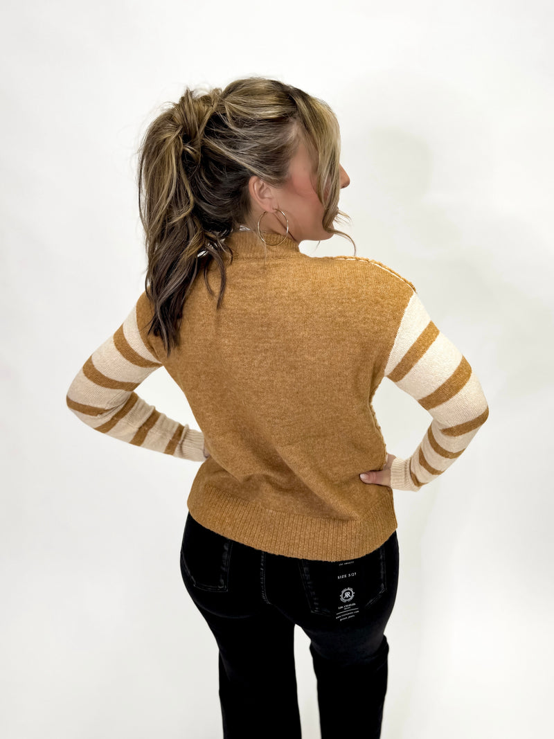 Golden Hour Color Block Sweater