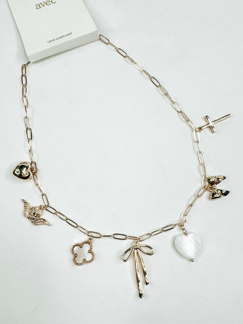 The Enchanted Bow Charm Bracelet