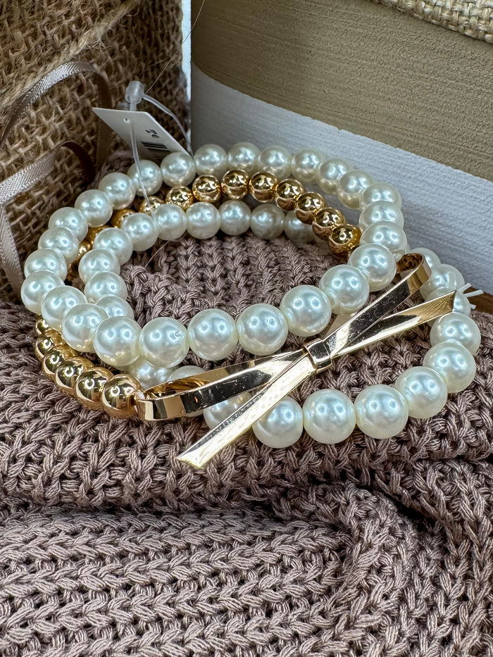 Golden Poise Bracelet Set