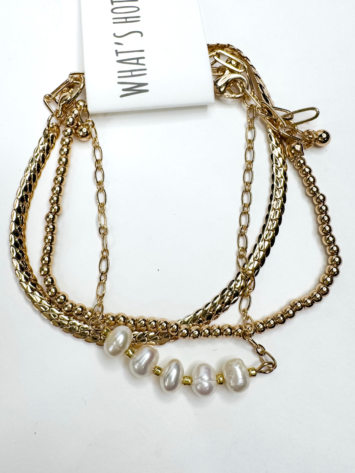 Aurelia Pearl Chain Bracelet