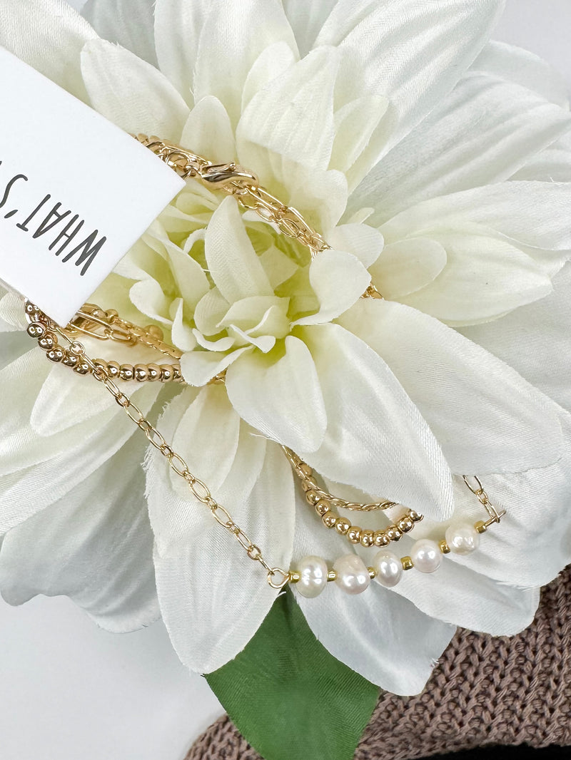 Aurelia Pearl Chain Bracelet