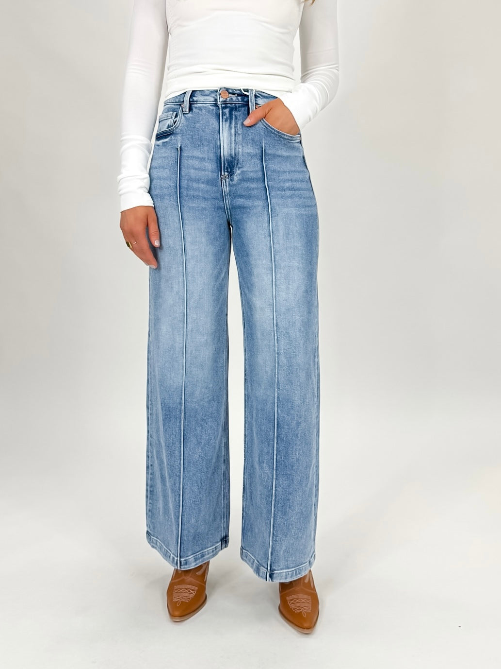 Risen Midland Front Splice Jeans