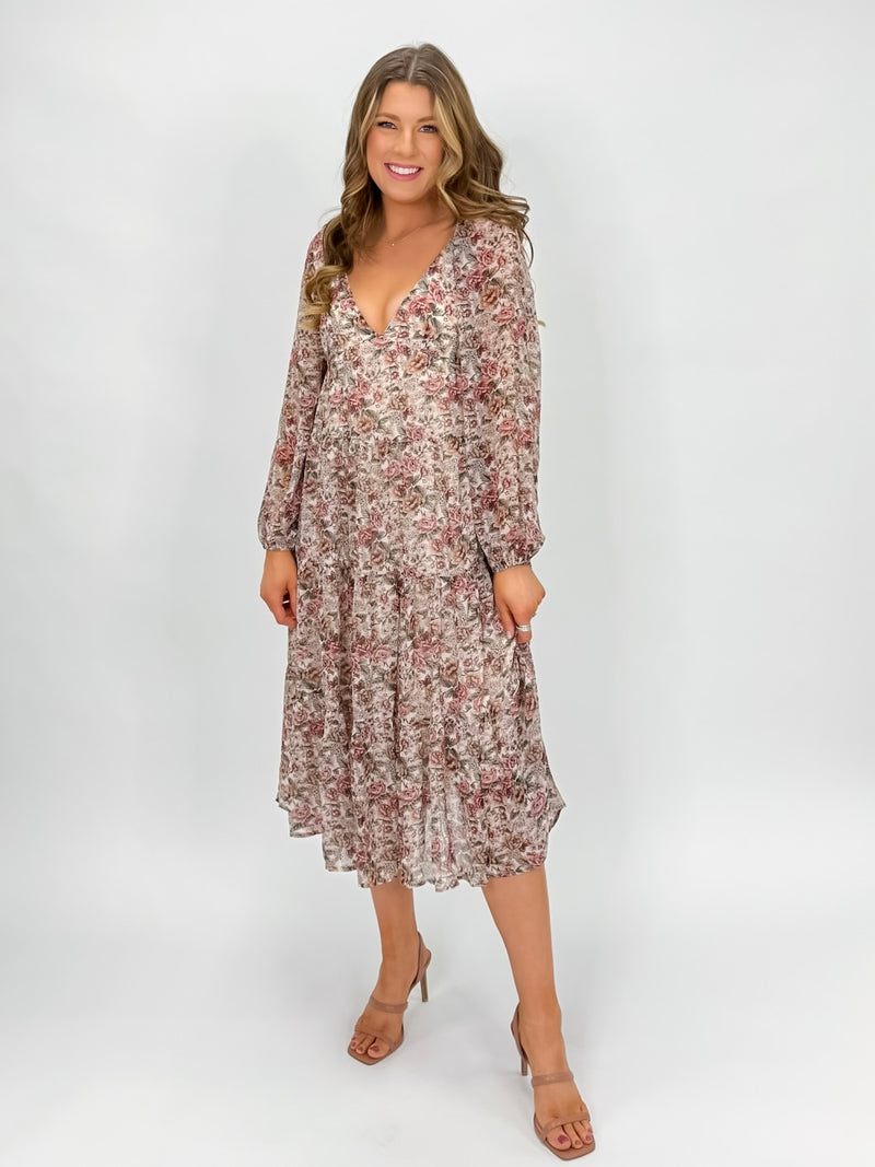 Meadow Dream Floral Maxi Dress