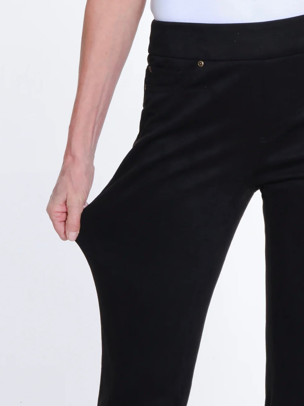 Black Raven Pull-On Flare Jeans