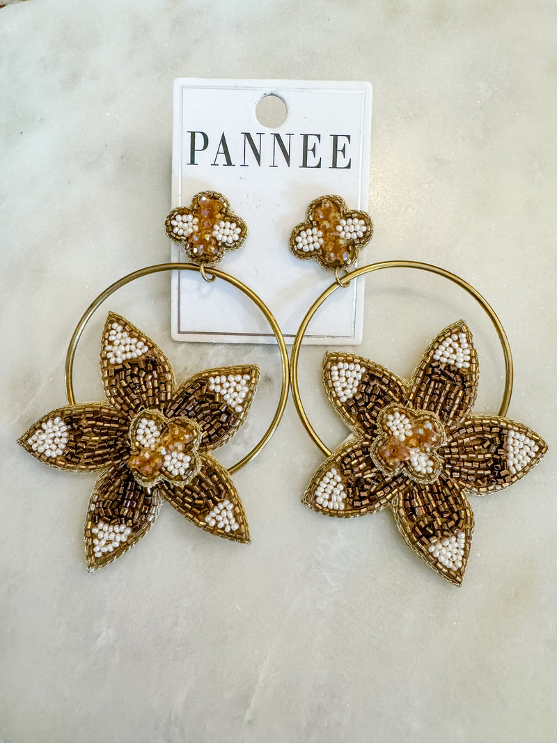 Golden Blossom Earrings