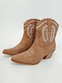 Saddle Stitch Ankle Boot