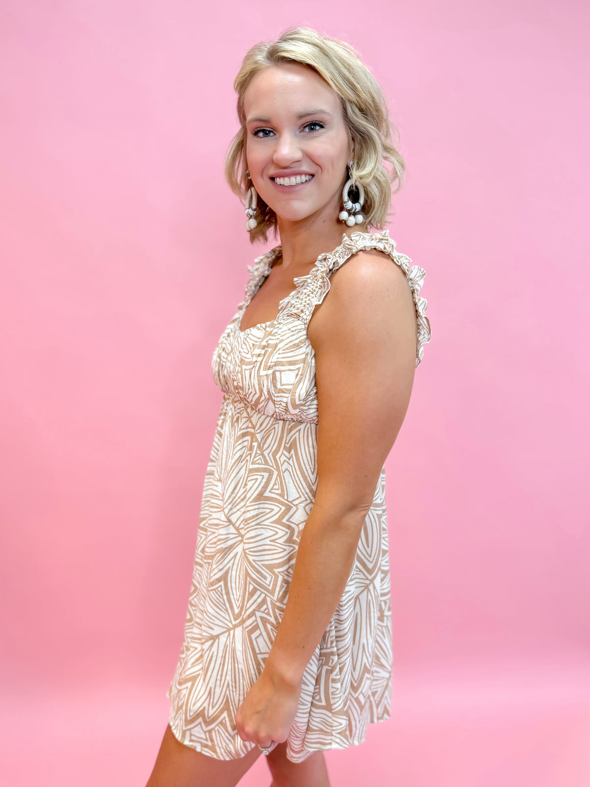 Sand Dune Leaf Dress