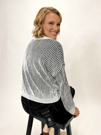 The Urban Knit Sweater Black & White