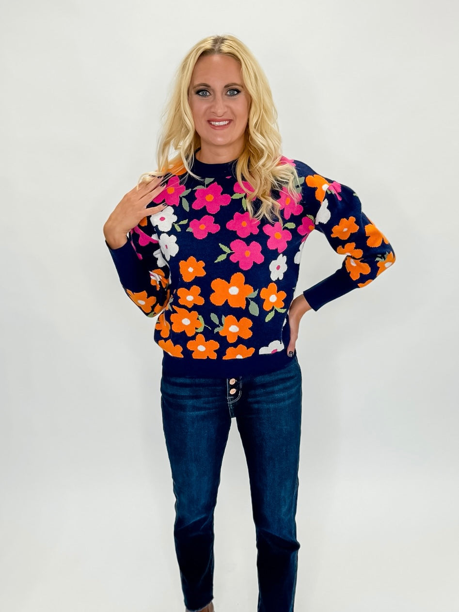 Autumn Blooms Sweater