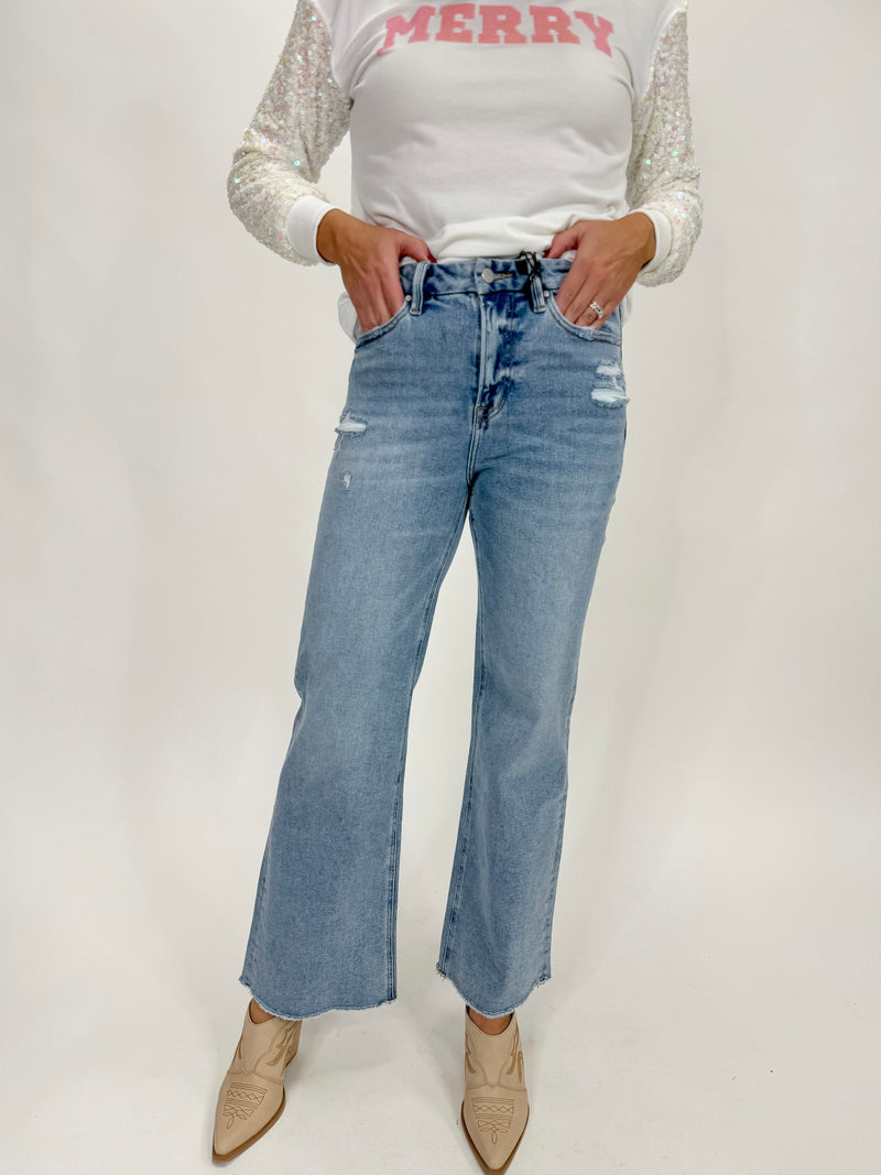 MICA Super High-Rise Wide Leg Jeans