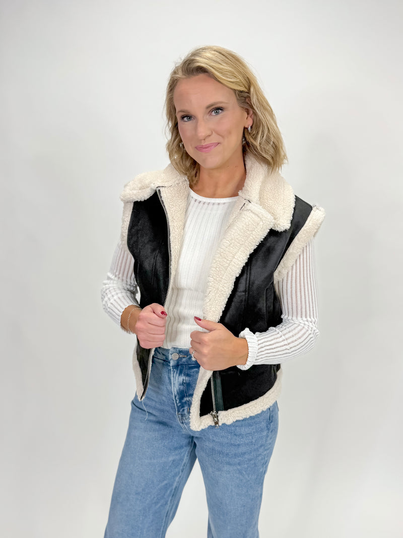 Alpine Luxe Suede Vest