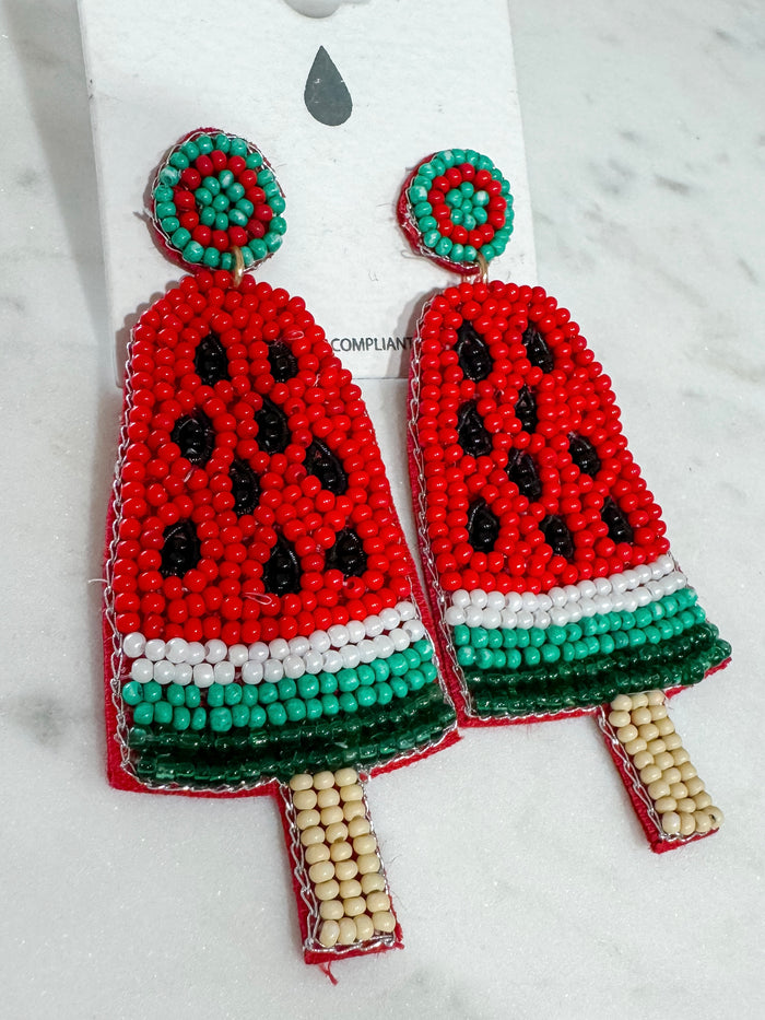 Watermelon Summer Earrings