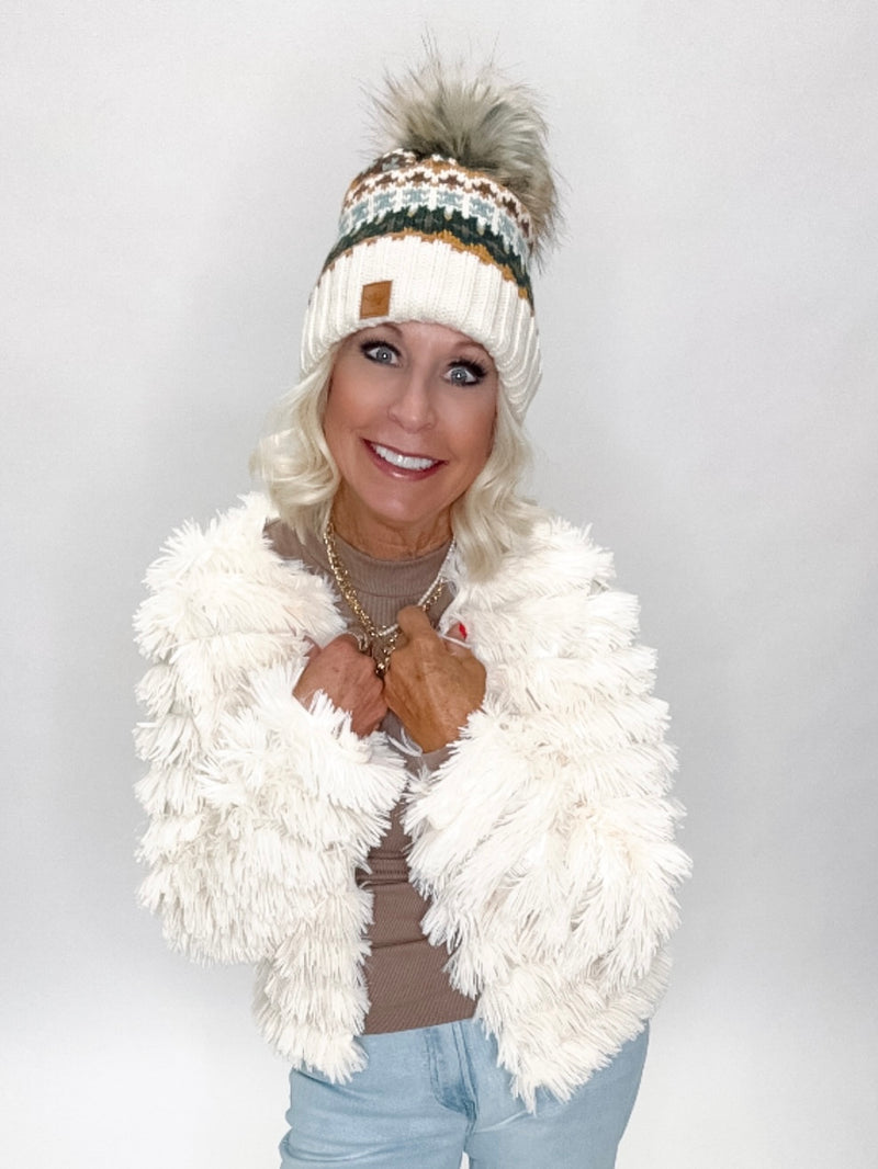 Snowfall Cozy Faux Fur Jacket