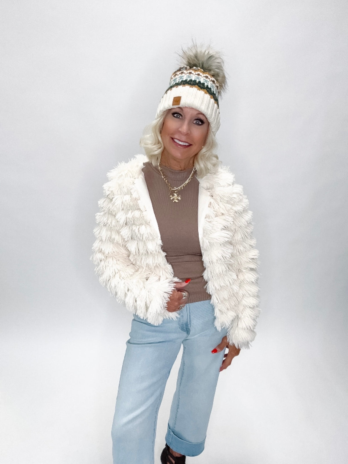 Snowfall Cozy Faux Fur Jacket