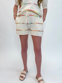 Stitched Rainbow Dream Set Shorts