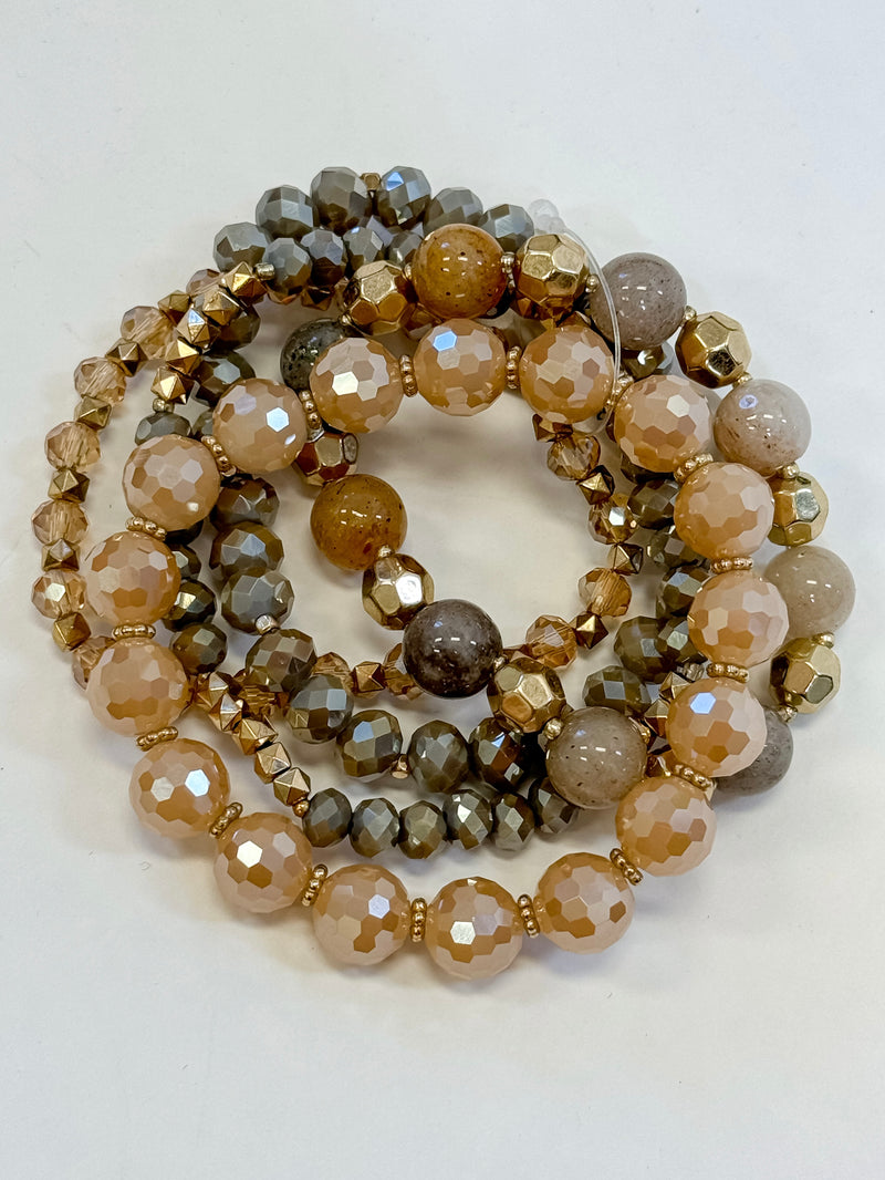 Desert Harmony Beaded Bracelet